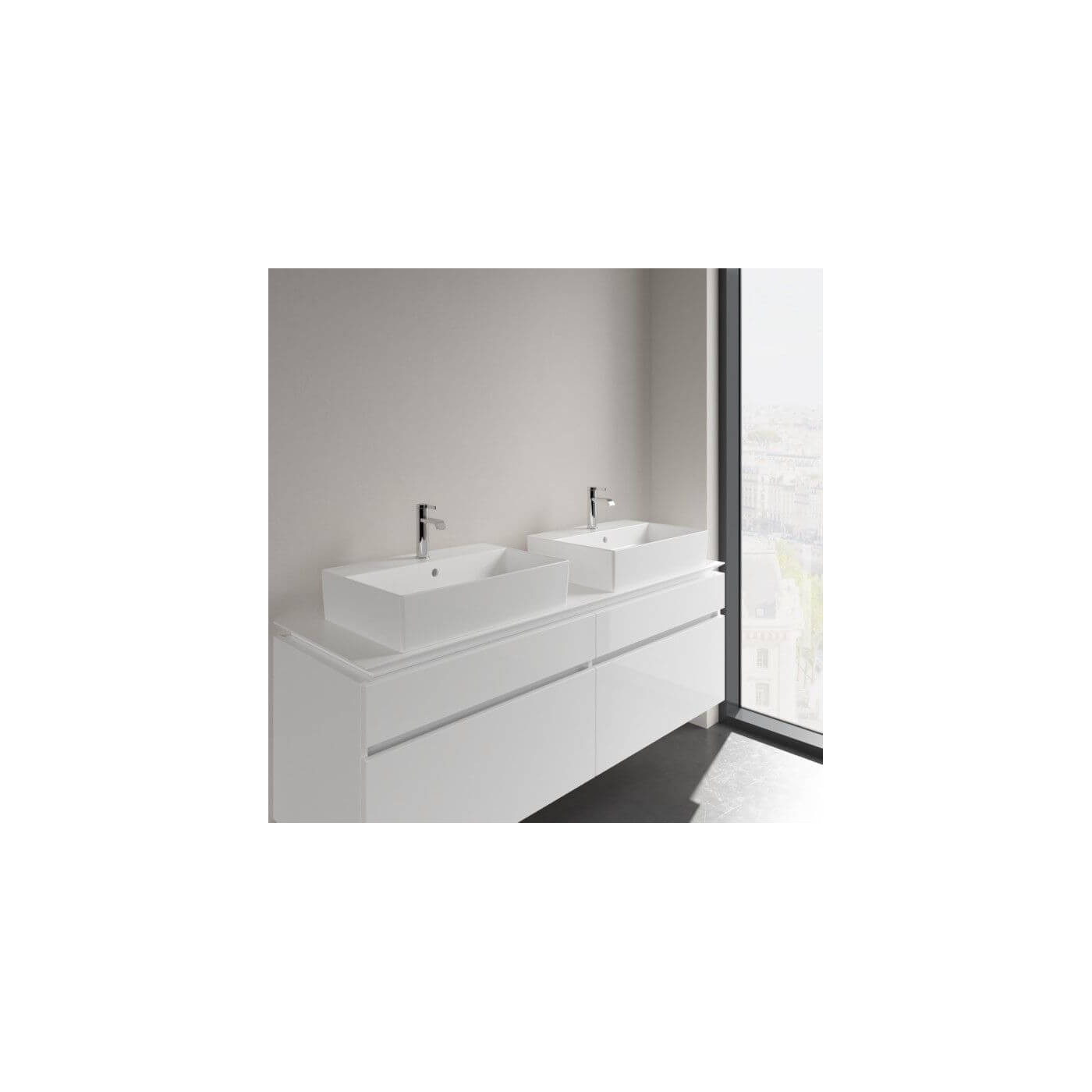 Umywalka Nablatowa Memento 2.0 60x42 Weiss Alpin 4A226G01 Villeroy&Boch Umywalka Nablatowa Memento 2.0 60x42 Weiss Alpin 4A226G01 Villeroy&Boch