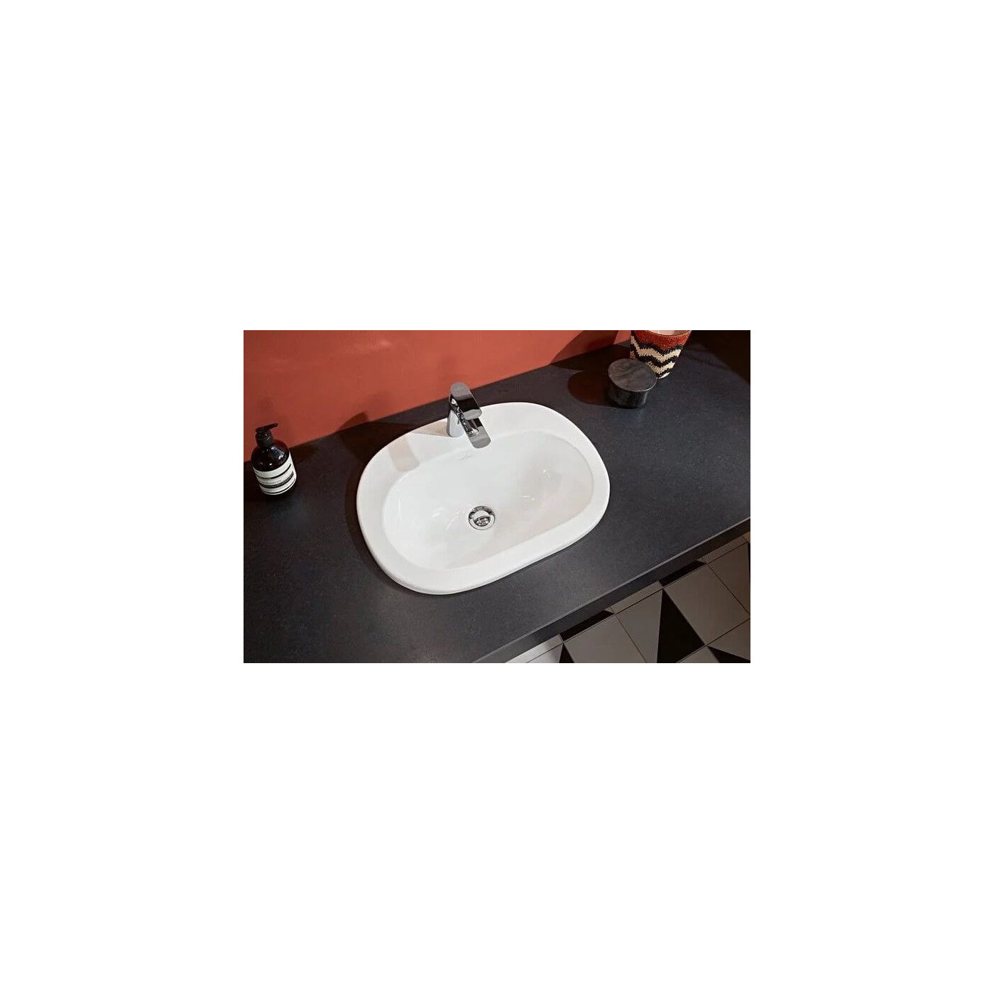 Umywalka Wpuszczana W Blat O.Novo 56x40 CeramicPlus Weiss Alpin 416156R1 Villeroy&Boch Umywalka Wpuszczana W Blat O.Novo 56x40 CeramicPlus Weiss Alpin 416156R1 Villeroy&Boch
