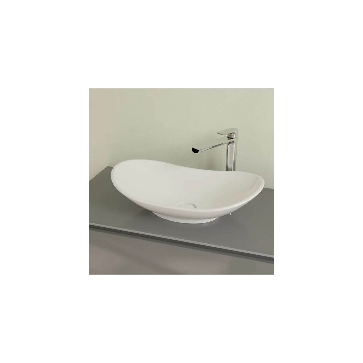 Umywalka Nablatowa My Nature 61x36 CeramicPlus Weiss Alpin 411060R1 Villeroy&Boch Umywalka Nablatowa My Nature 61x36 CeramicPlus Weiss Alpin 411060R1 Villeroy&Boch