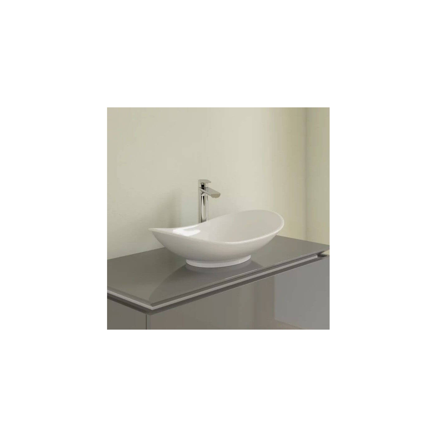 Umywalka Nablatowa My Nature 61x36 CeramicPlus Weiss Alpin 411060R1 Villeroy&Boch Umywalka Nablatowa My Nature 61x36 CeramicPlus Weiss Alpin 411060R1 Villeroy&Boch
