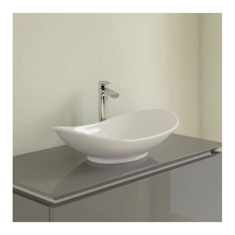Umywalka Nablatowa My Nature 61x36 CeramicPlus Weiss Alpin 411060R1 Villeroy&Boch Umywalka Nablatowa My Nature 61x36 CeramicPlus Weiss Alpin 411060R1 Villeroy&Boch