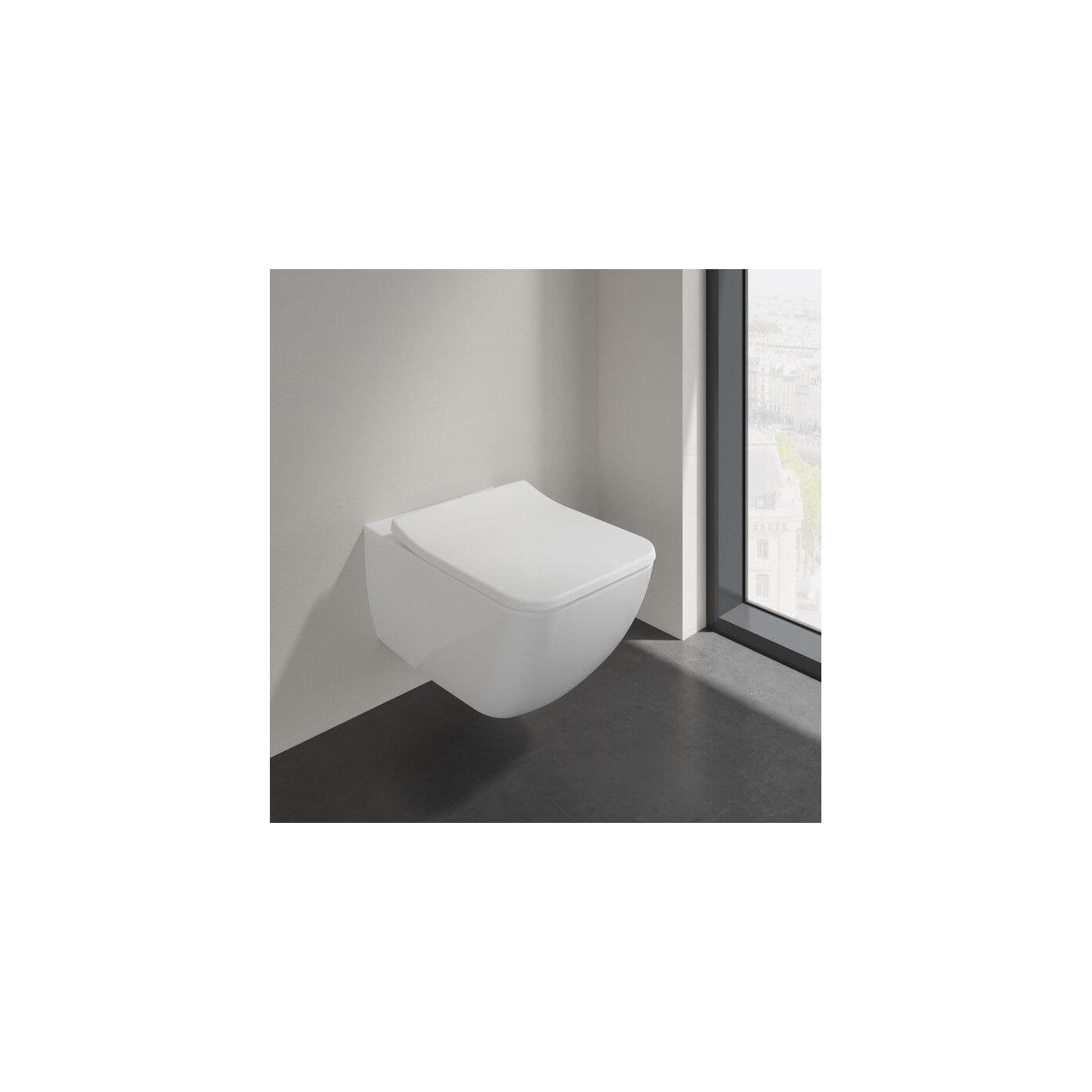 Miska WC Venticello Z Deską Wolnoopadającą CeramicPlus Weiss Alpin 4611RSR1 Villeroy&Boch Miska WC Venticello Z Deską Wolnoopadającą CeramicPlus Weiss Alpin 4611RSR1 Villeroy&Boch