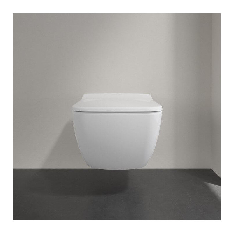 Miska WC Venticello Z Deską Wolnoopadającą CeramicPlus Weiss Alpin 4611RSR1 Villeroy&Boch Miska WC Venticello Z Deską Wolnoopadającą CeramicPlus Weiss Alpin 4611RSR1 Villeroy&Boch
