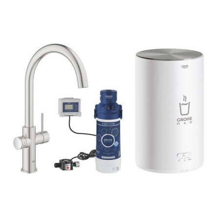 Wylewka I Bojler W Rozmiarze M GROHE Red Duo Stal Nierdzewna 30083DC1 Grohe