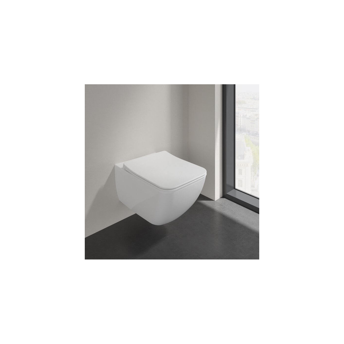 Miska WC Venticello Z Deską Wolnoopadającą Weiss Alpin 4611RL01 Villeroy&Boch Miska WC Venticello Z Deską Wolnoopadającą Weiss Alpin 4611RL01 Villeroy&Boch