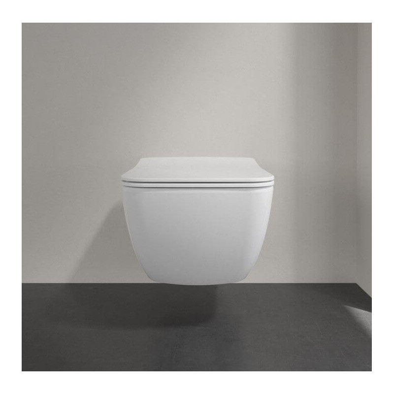 Miska WC Venticello Z Deską Wolnoopadającą Weiss Alpin 4611RL01 Villeroy&Boch Miska WC Venticello Z Deską Wolnoopadającą Weiss Alpin 4611RL01 Villeroy&Boch
