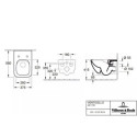 Miska WC Venticello Z Deską Wolnoopadającą Weiss Alpin 4611RL01 Villeroy&Boch Miska WC Venticello Z Deską Wolnoopadającą Weiss Alpin 4611RL01 Villeroy&Boch