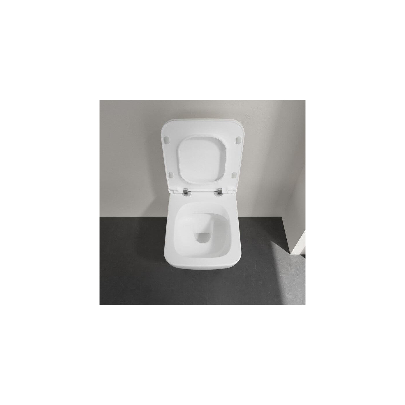 Miska WC Venticello Z Deską Wolnoopadającą CeramicPlus Weiss Alpin 4611RLR1 Villeroy&Boch Miska WC Venticello Z Deską Wolnoopadającą CeramicPlus Weiss Alpin 4611RLR1 Villeroy&Boch
