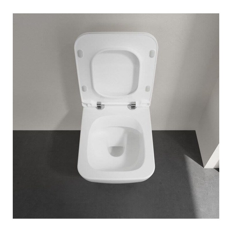 Miska WC Venticello Z Deską Wolnoopadającą CeramicPlus Weiss Alpin 4611RLR1 Villeroy&Boch Miska WC Venticello Z Deską Wolnoopadającą CeramicPlus Weiss Alpin 4611RLR1 Villeroy&Boch