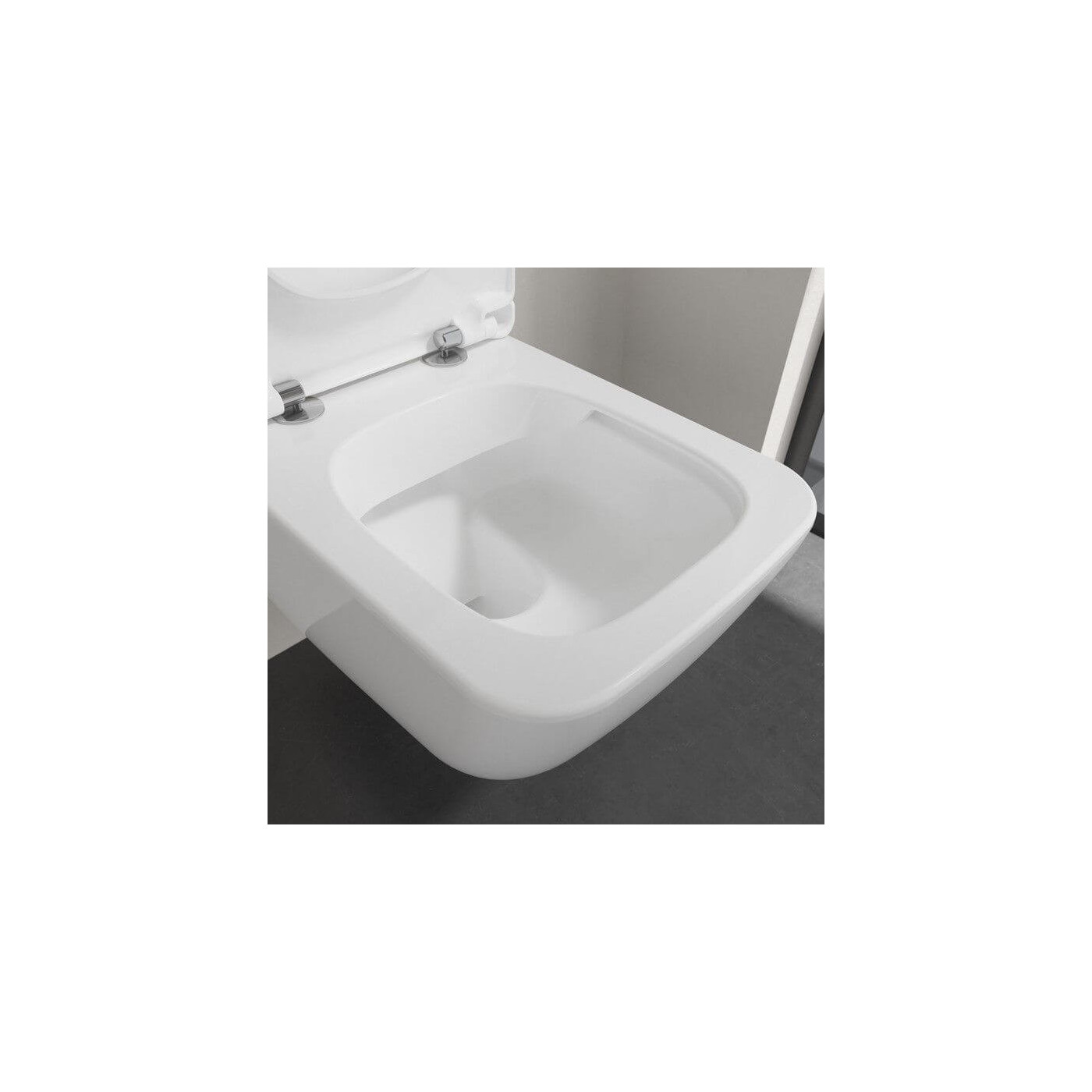 Miska WC Venticello Z Deską Wolnoopadającą CeramicPlus Weiss Alpin 4611RLR1 Villeroy&Boch Miska WC Venticello Z Deską Wolnoopadającą CeramicPlus Weiss Alpin 4611RLR1 Villeroy&Boch