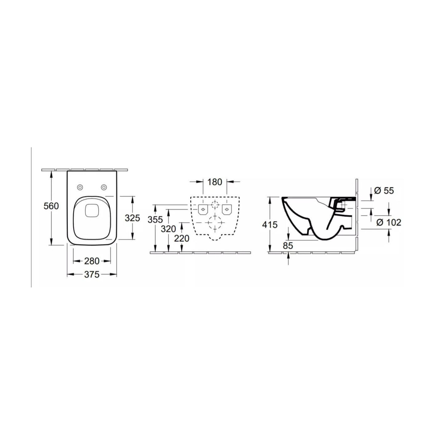 Miska WC Venticello Z Deską Wolnoopadającą CeramicPlus Weiss Alpin 4611RLR1 Villeroy&Boch Miska WC Venticello Z Deską Wolnoopadającą CeramicPlus Weiss Alpin 4611RLR1 Villeroy&Boch