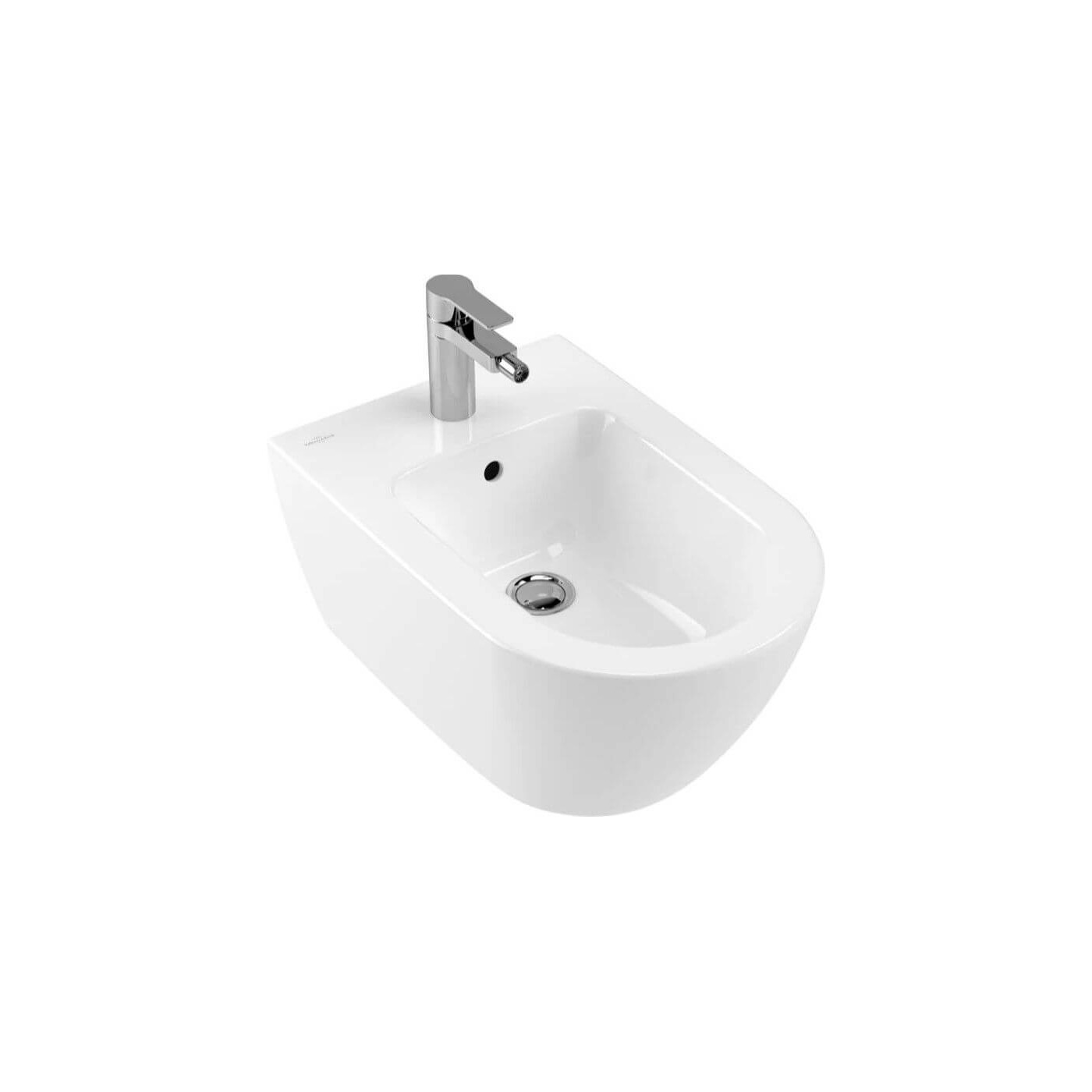 Bidet Wiszący Subway 2.0 37x56,5 CeramicPlus Weiss Alpin 540000R1 Villeroy&Boch Bidet Wiszący Subway 2.0 37x56,5 CeramicPlus Weiss Alpin 540000R1 Villeroy&Boch