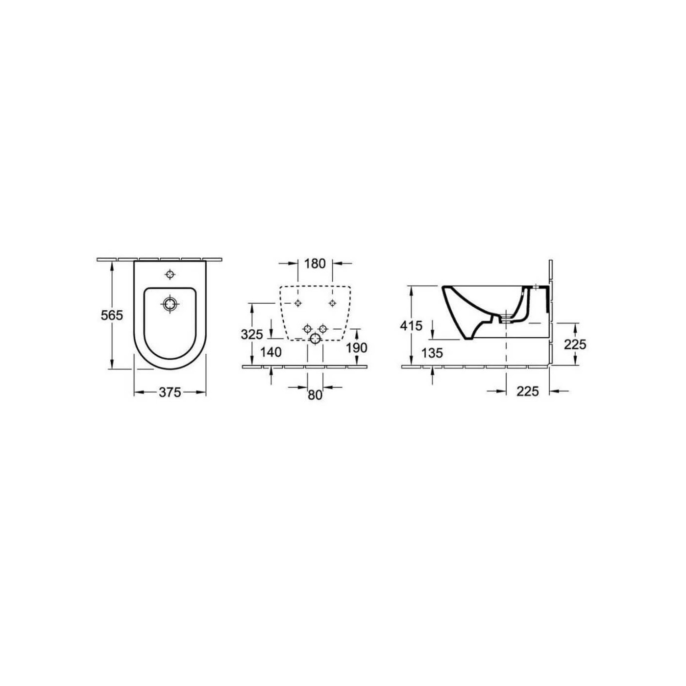 Bidet Wiszący Subway 2.0 37x56,5 CeramicPlus Weiss Alpin 540000R1 Villeroy&Boch Bidet Wiszący Subway 2.0 37x56,5 CeramicPlus Weiss Alpin 540000R1 Villeroy&Boch