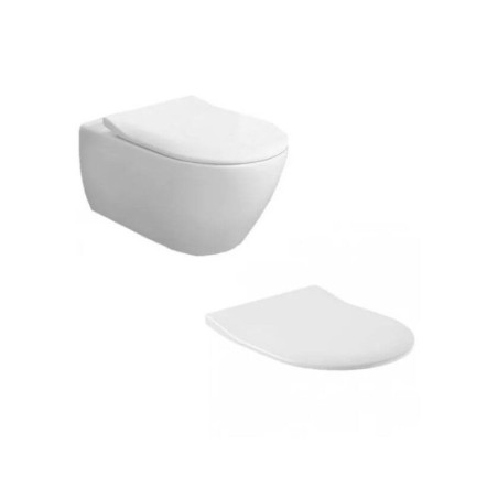 Miska WC Subway 2.0 Z Deską Wolnoopadającą CeramicPlus Weiss Alpin 5614R2R1 Villeroy&Boch