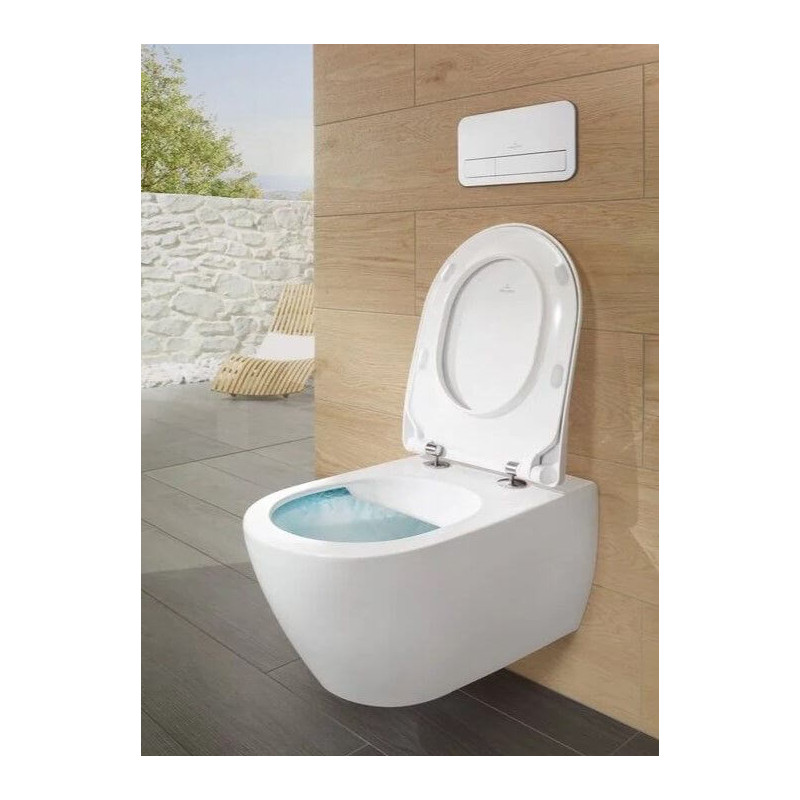 Miska WC Subway 2.0 Z Deską Wolnoopadającą CeramicPlus Weiss Alpin 5614R2R1 Villeroy&Boch Miska WC Subway 2.0 Z Deską Wolnoopadającą CeramicPlus Weiss Alpin 5614R2R1 Villeroy&Boch