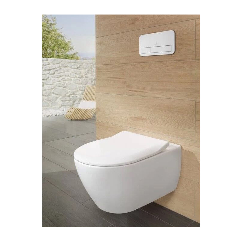 Miska WC Subway 2.0 Z Deską Wolnoopadającą CeramicPlus Weiss Alpin 5614R2R1 Villeroy&Boch Miska WC Subway 2.0 Z Deską Wolnoopadającą CeramicPlus Weiss Alpin 5614R2R1 Villeroy&Boch