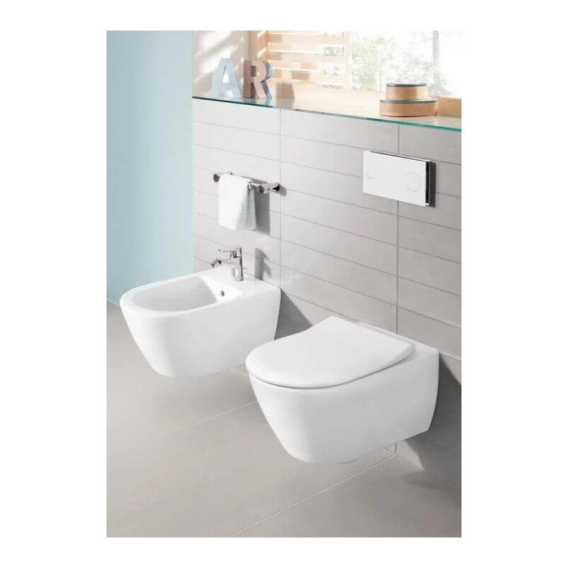 Miska WC Subway 2.0 Z Deską Wolnoopadającą CeramicPlus Weiss Alpin 5614R2R1 Villeroy&Boch Miska WC Subway 2.0 Z Deską Wolnoopadającą CeramicPlus Weiss Alpin 5614R2R1 Villeroy&Boch