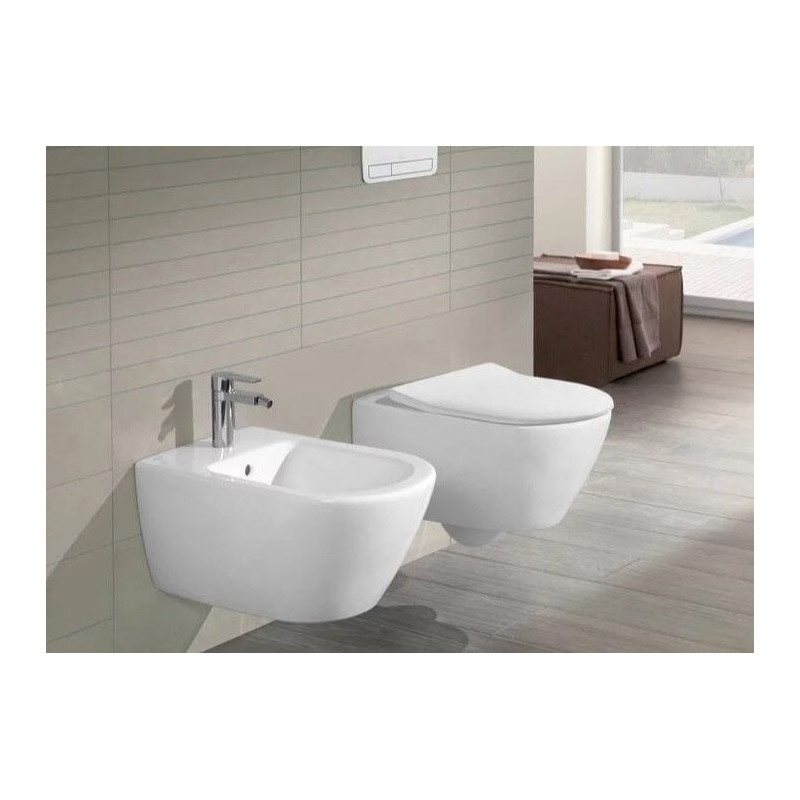 Miska WC Subway 2.0 Z Deską Wolnoopadającą CeramicPlus Weiss Alpin 5614R2R1 Villeroy&Boch Miska WC Subway 2.0 Z Deską Wolnoopadającą CeramicPlus Weiss Alpin 5614R2R1 Villeroy&Boch