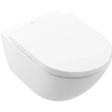 Miska WC Subway 3.0 Z Deską Wolnoopadającą CeramicPlus Weiss Alpin 4670TSR1 Villeroy&Boch