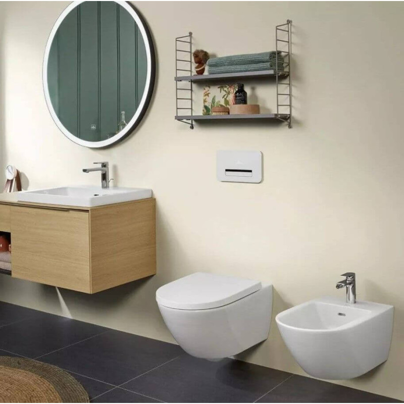Miska WC Subway 3.0 Z Deską Wolnoopadającą CeramicPlus Weiss Alpin 4670TSR1 Villeroy&Boch Miska WC Subway 3.0 Z Deską Wolnoopadającą CeramicPlus Weiss Alpin 4670TSR1 Villeroy&Boch