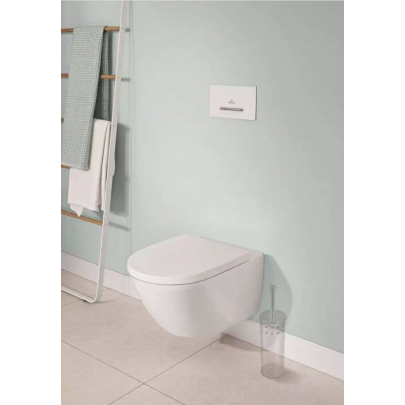 Miska WC Subway 3.0 Z Deską Wolnoopadającą CeramicPlus Weiss Alpin 4670TSR1 Villeroy&Boch Miska WC Subway 3.0 Z Deską Wolnoopadającą CeramicPlus Weiss Alpin 4670TSR1 Villeroy&Boch