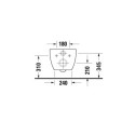 Miska WC Rimless 575 Architec 57,5x36 Z Deską Wolnoopadającą 45720900A1 Duravit Miska WC Rimless 575 Architec 57,5x36 Z Deską Wolnoopadającą 45720900A1 Duravit