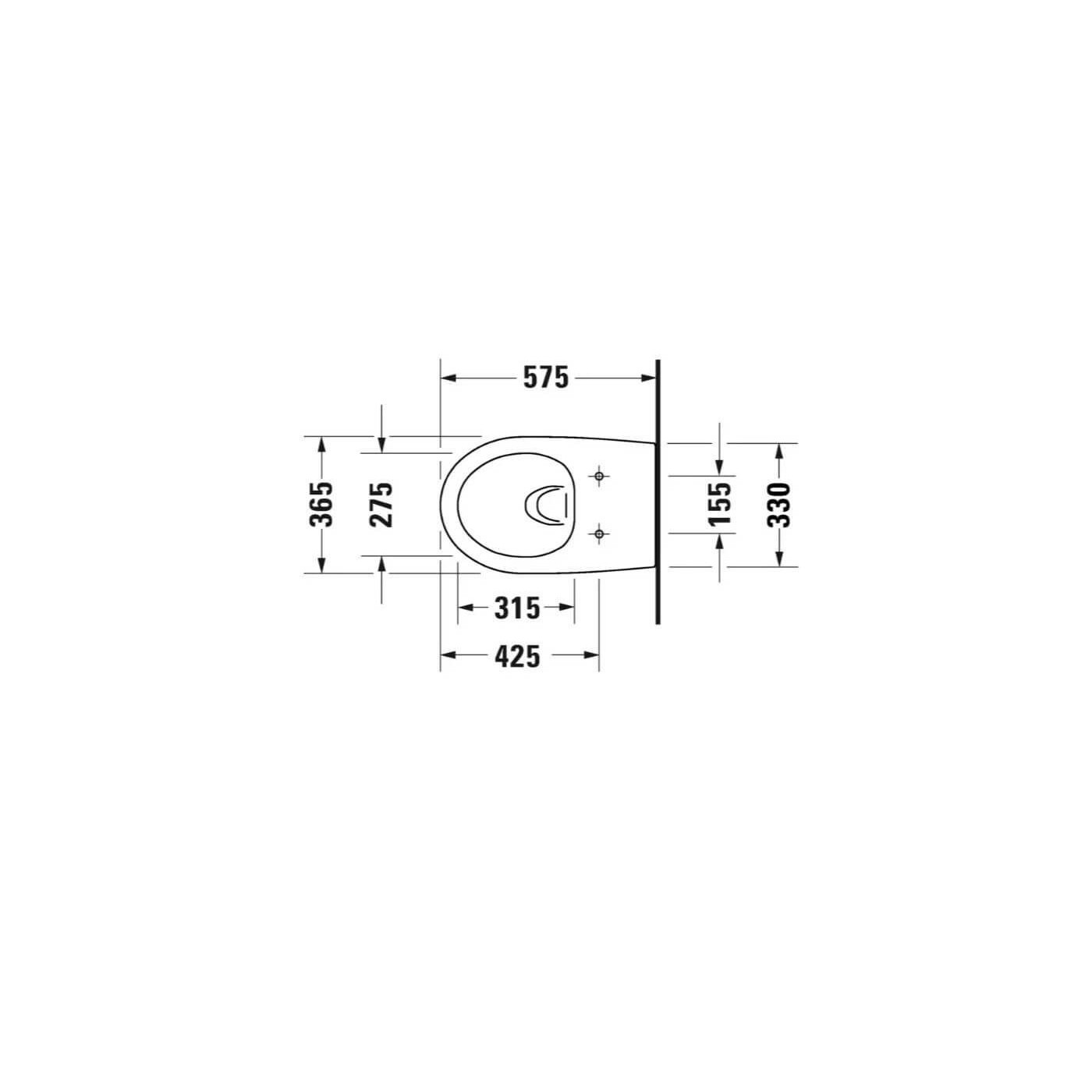 Miska WC Rimless 575 Architec 57,5x36 Z Deską Wolnoopadającą 45720900A1 Duravit Miska WC Rimless 575 Architec 57,5x36 Z Deską Wolnoopadającą 45720900A1 Duravit