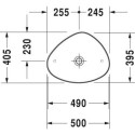 Umywalka Nablatowa Cape Cod 50x40,5 2339500000 Duravit Umywalka Nablatowa Cape Cod 50x40,5 2339500000 Duravit