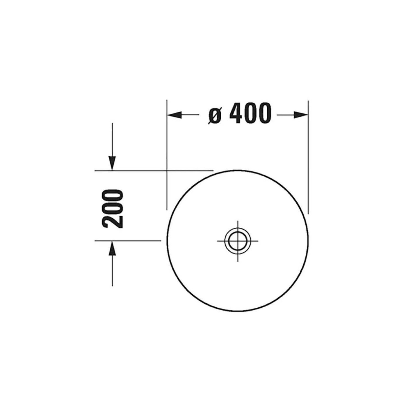 Umywalka Nablatowa D-Neo 40x40 2371400070 Duravit Umywalka Nablatowa D-Neo 40x40 2371400070 Duravit