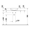 Umywalka Nablatowa D-Neo 40x40 2371400070 Duravit Umywalka Nablatowa D-Neo 40x40 2371400070 Duravit