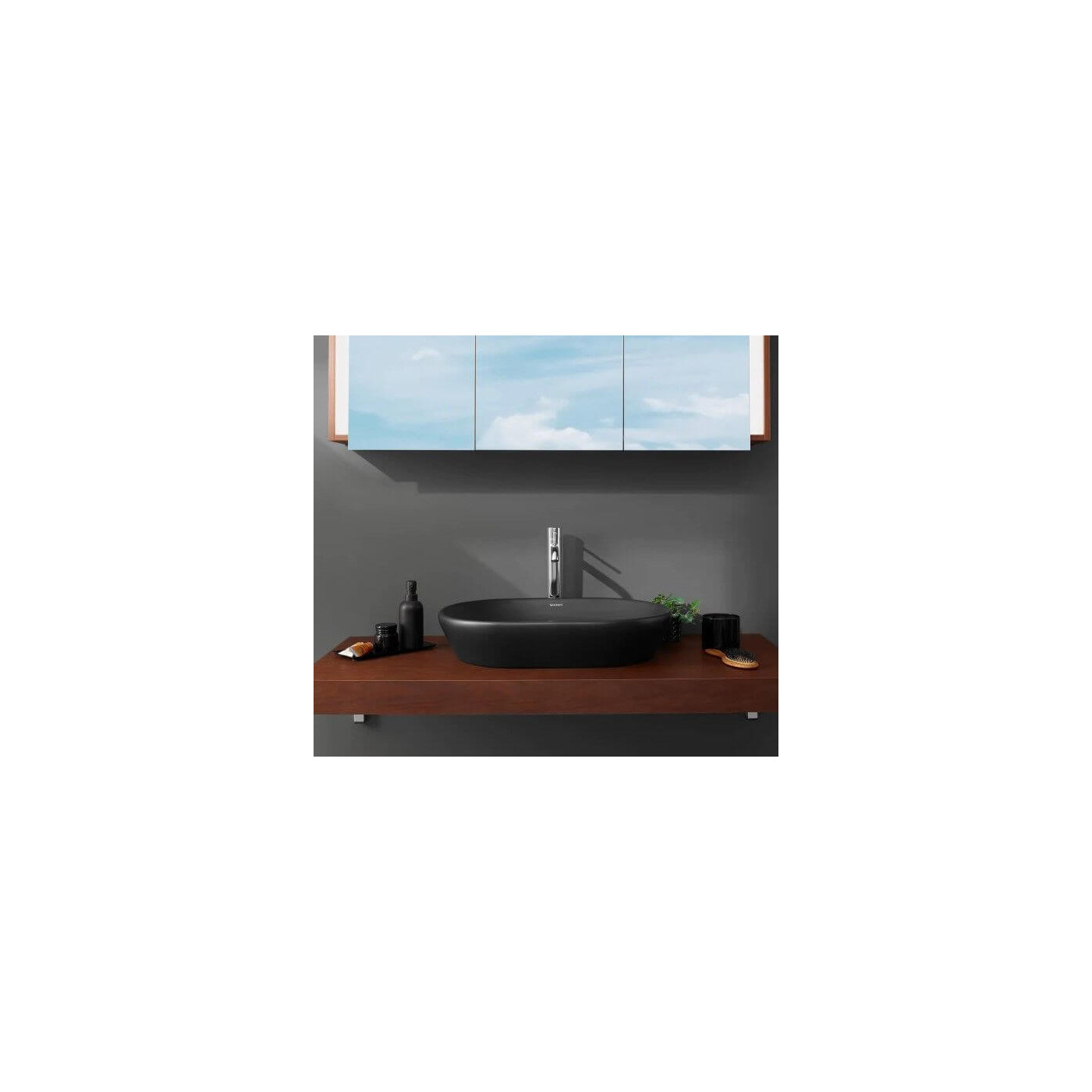 Umywalka Nablatowa D-Neo 60x40 Antracyt Mat 2372601370 Duravit Umywalka Nablatowa D-Neo 60x40 Antracyt Mat 2372601370 Duravit