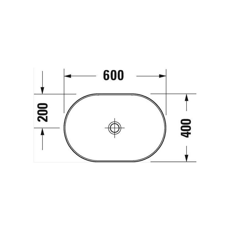 Umywalka Nablatowa D-Neo 60x40 Antracyt Mat 2372601370 Duravit Umywalka Nablatowa D-Neo 60x40 Antracyt Mat 2372601370 Duravit