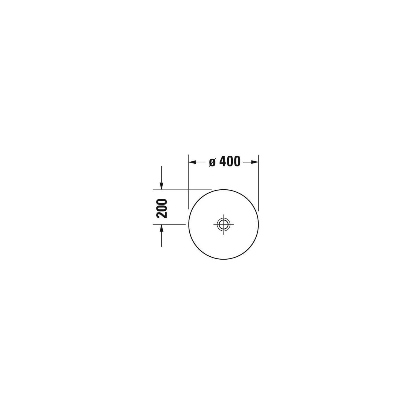 Umywalka Nablatowa D-Neo 40x40 Antracyt Mat 2371401370 Duravit Umywalka Nablatowa D-Neo 40x40 Antracyt Mat 2371401370 Duravit