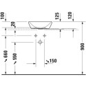 Umywalka Nablatowa D-Neo 40x40 Antracyt Mat 2371401370 Duravit Umywalka Nablatowa D-Neo 40x40 Antracyt Mat 2371401370 Duravit