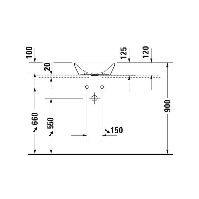 Umywalka Nablatowa D-Neo 40x40 Antracyt Mat 2371401370 Duravit Umywalka Nablatowa D-Neo 40x40 Antracyt Mat 2371401370 Duravit