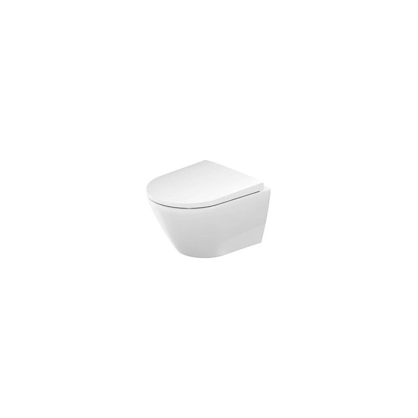 Miska WC Rimless 257709 D-Neo 37x48 Z Deską Wolnoopadającą 45880900A1 Duravit Miska WC Rimless 257709 D-Neo 37x48 Z Deską Wolnoopadającą 45880900A1 Duravit