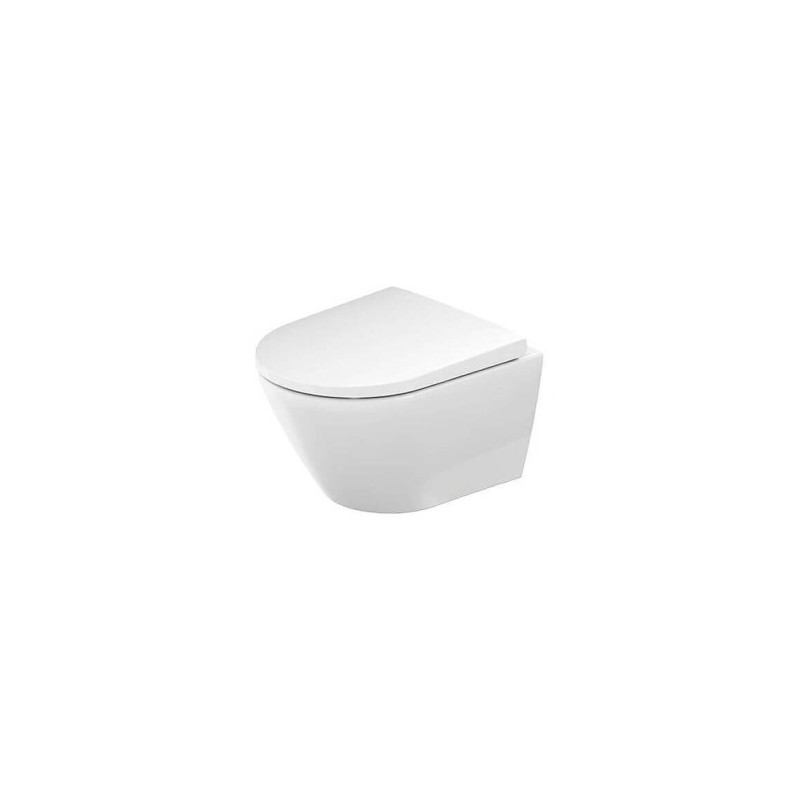 Miska WC Rimless 257709 D-Neo 37x48 Z Deską Wolnoopadającą 45880900A1 Duravit Miska WC Rimless 257709 D-Neo 37x48 Z Deską Wolnoopadającą 45880900A1 Duravit