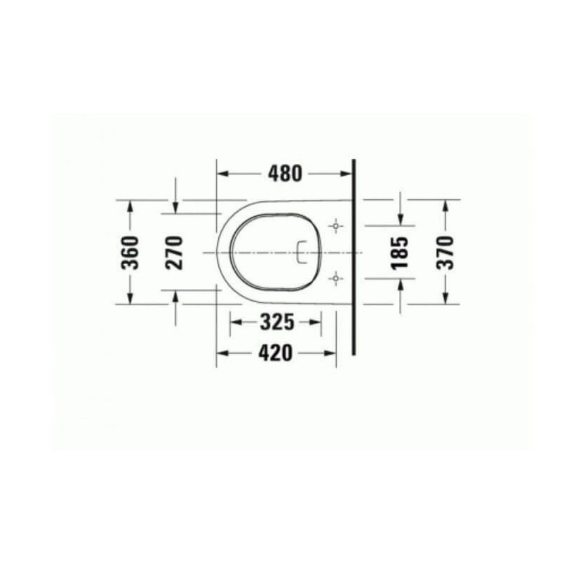 Miska WC Rimless 257709 D-Neo 37x48 Z Deską Wolnoopadającą 45880900A1 Duravit Miska WC Rimless 257709 D-Neo 37x48 Z Deską Wolnoopadającą 45880900A1 Duravit