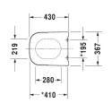 Deska WC Happy D.2 36,7x43 Anthracite Mat 0064591300 Duravit Deska WC Happy D.2 36,7x43 Anthracite Mat 0064591300 Duravit