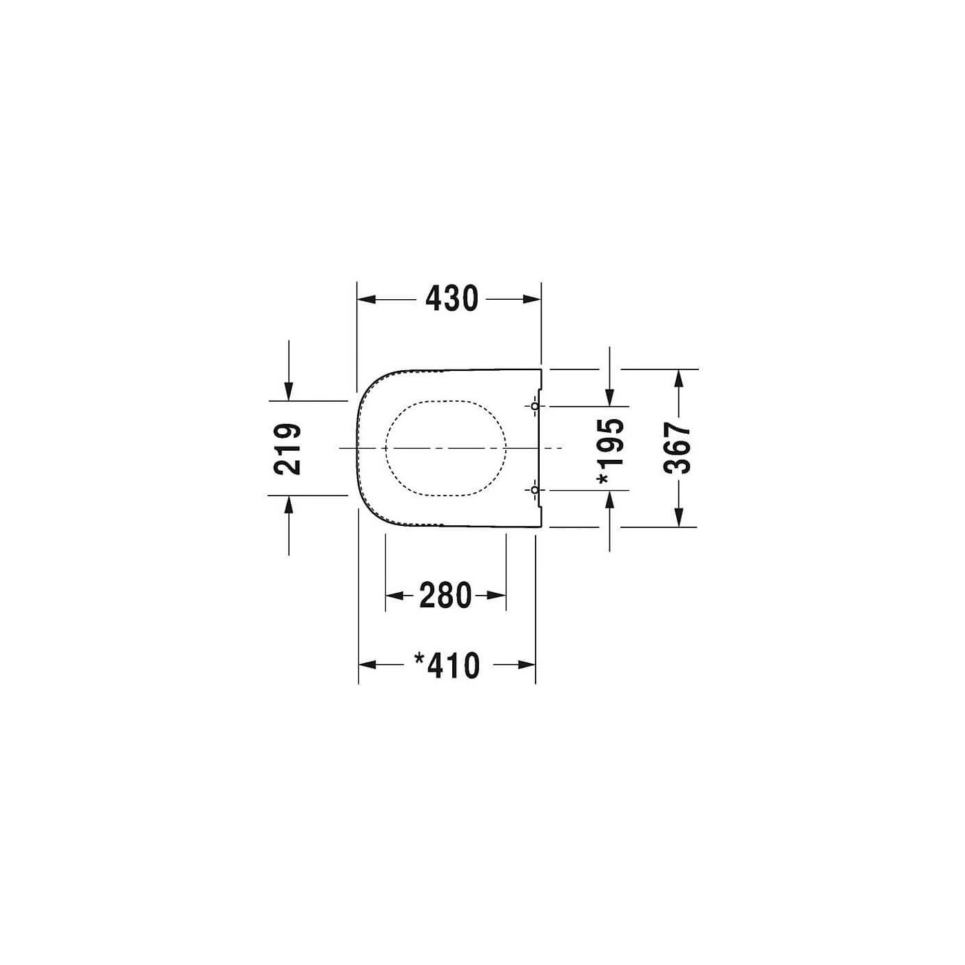 Deska WC Happy D.2 36,7x43 Anthracite Mat 0064591300 Duravit Deska WC Happy D.2 36,7x43 Anthracite Mat 0064591300 Duravit