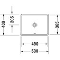 Umywalka Podblatowa Starck 3 49x36,5 0305490000 Duravit Umywalka Podblatowa Starck 3 49x36,5 0305490000 Duravit