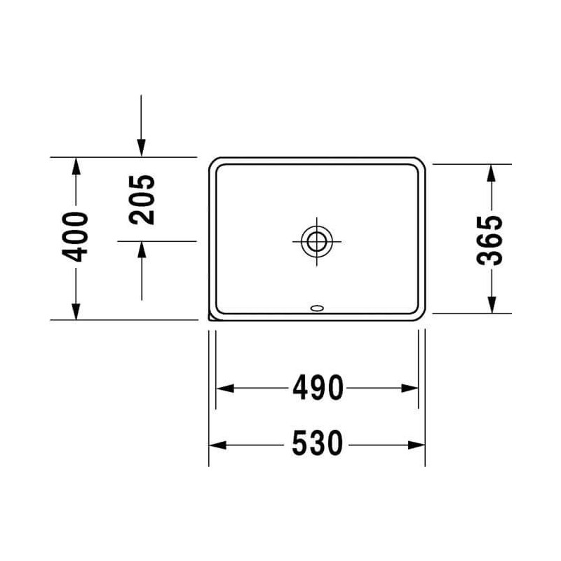 Umywalka Podblatowa Starck 3 49x36,5 0305490000 Duravit Umywalka Podblatowa Starck 3 49x36,5 0305490000 Duravit