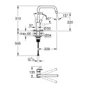 Jednouchwytowa Bateria Zlewozmywakowa Start Matte Black 304702430 Grohe Jednouchwytowa Bateria Zlewozmywakowa Start Matte Black 304702430 Grohe