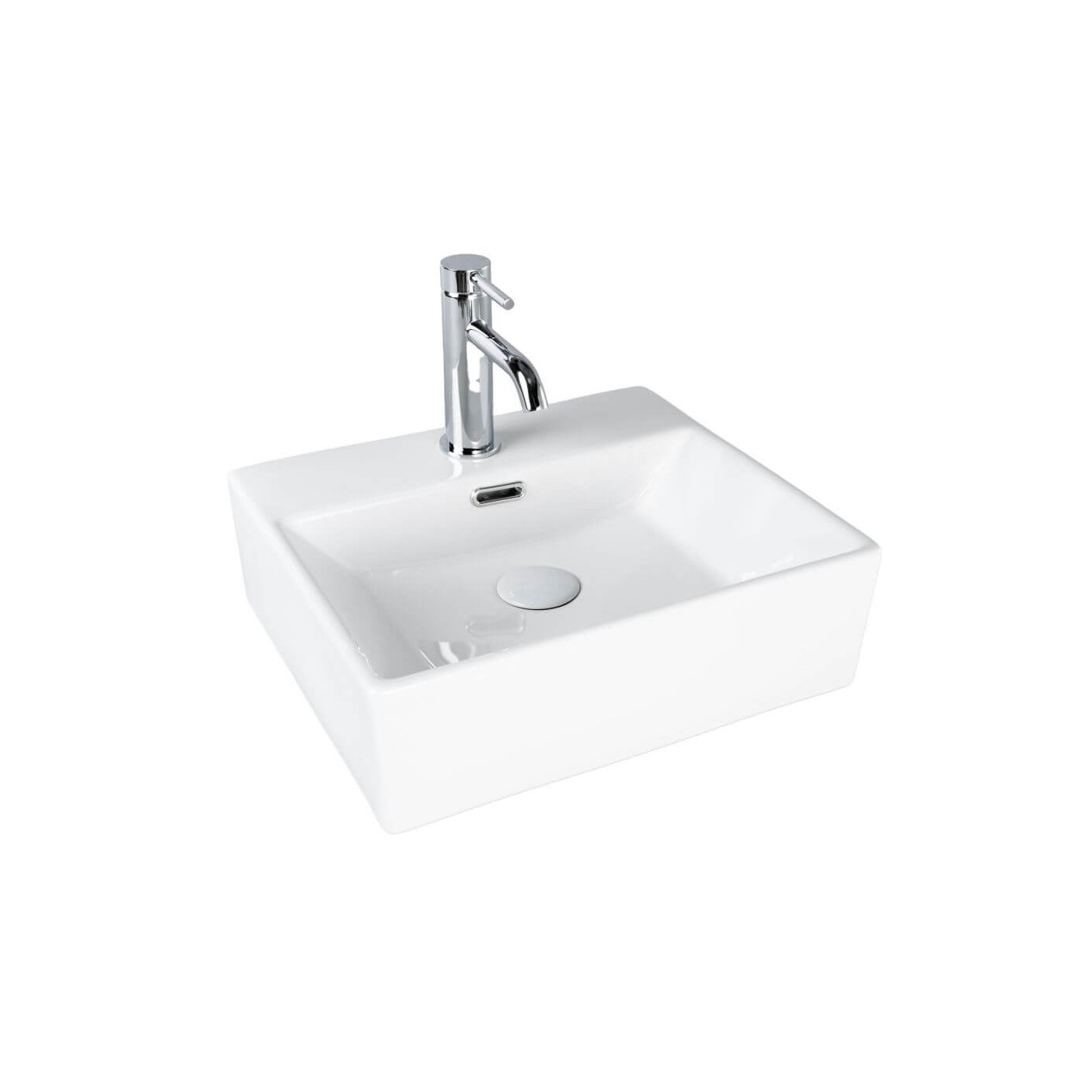 Umywalka Nablatowa Tirano 41x36x13 Biały 2750224136 Bevisa Umywalka Nablatowa Tirano 41x36x13 Biały 2750224136 Bevisa