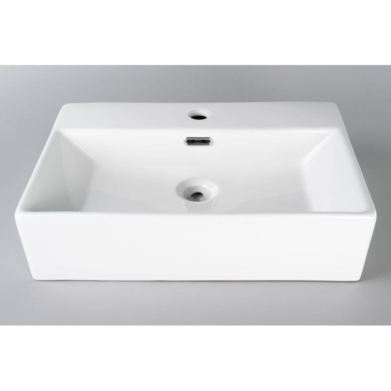 Umywalka Nablatowa Tirano 51x36x13 Biały 2750225136 Bevisa Umywalka Nablatowa Tirano 51x36x13 Biały 2750225136 Bevisa