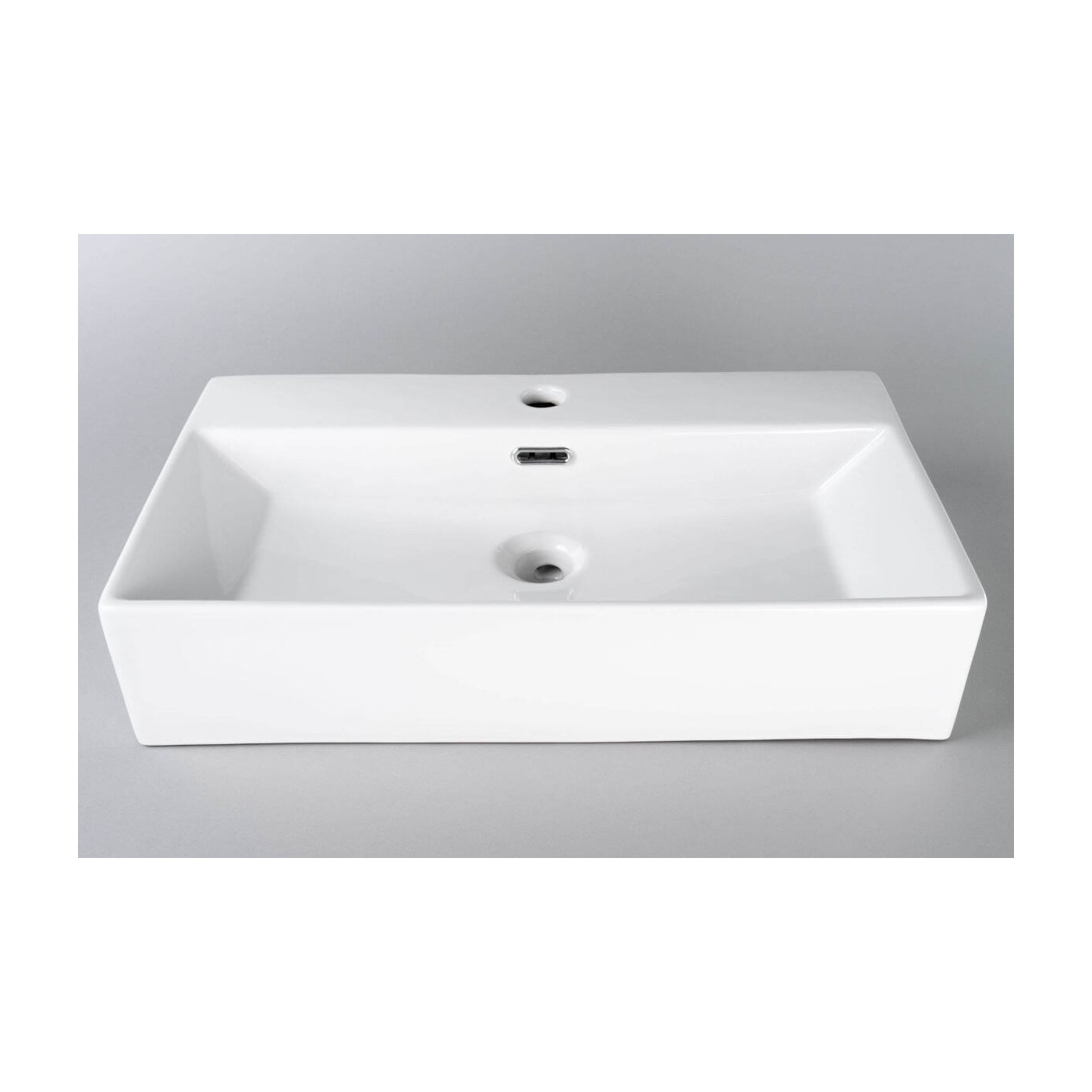 Umywalka Nablatowa Tirano 60x35,5x13 Biały 2750226036 Bevisa Umywalka Nablatowa Tirano 60x35,5x13 Biały 2750226036 Bevisa