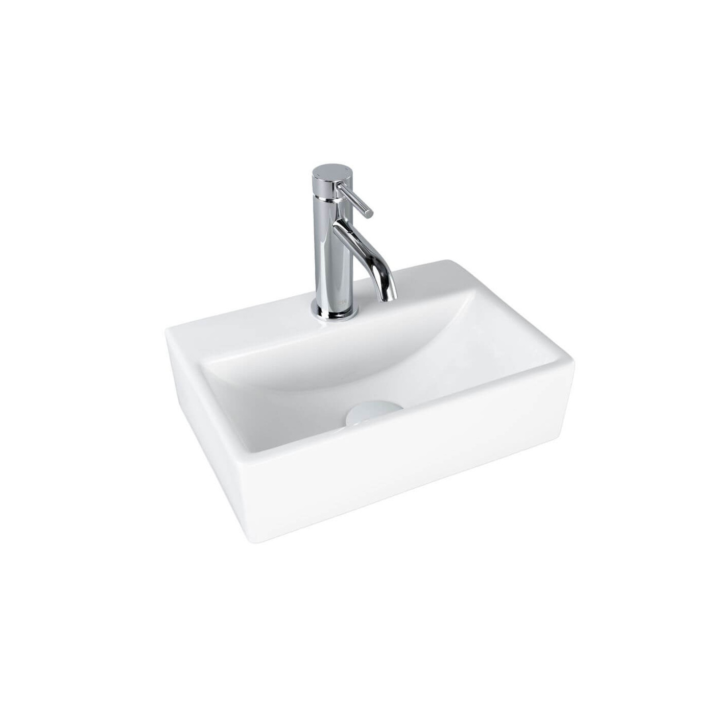 Umywalka Nablatowa Tirano 37x25,5x10,5 Biały 2750223726 Bevisa Umywalka Nablatowa Tirano 37x25,5x10,5 Biały 2750223726 Bevisa
