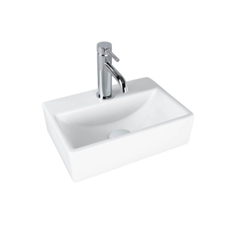 Umywalka Nablatowa Tirano 37x25,5x10,5 Biały 2750223726 Bevisa