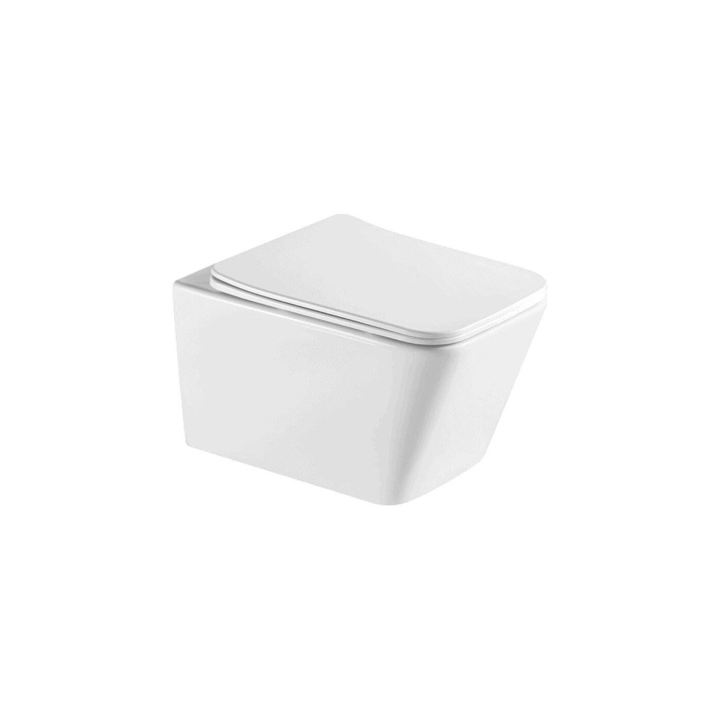 Zestaw WC Tavi Square 51,5x36x35 Biały 1750152SQ Bevisa Zestaw WC Tavi Square 51,5x36x35 Biały 1750152SQ Bevisa
