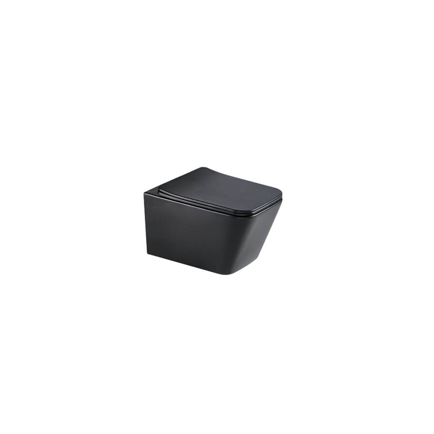 Zestaw WC Tavi Square 51,5x36x35 Black Matt 1750152BMSQ Bevisa Zestaw WC Tavi Square 51,5x36x35 Black Matt 1750152BMSQ Bevisa